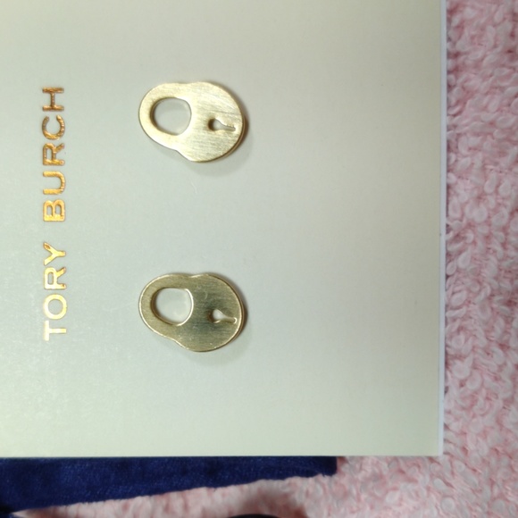 Tory Burch Lock Earrings - Picture 2 of 6